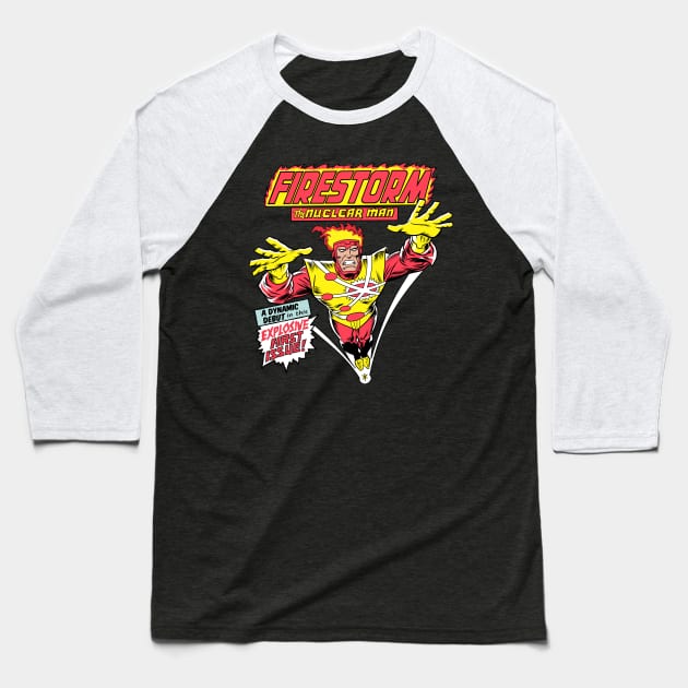 Firestorm Baseball T-Shirt by OniSide